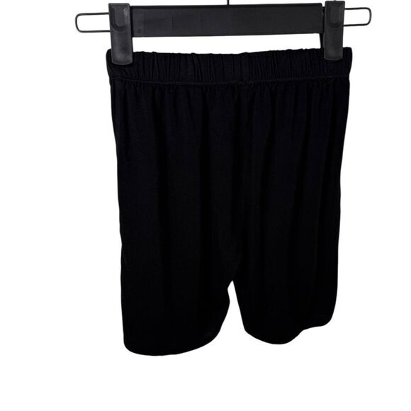 Posh Peanut Kids Black Pull On Elastic Waist Shorts - Picture 4 of 6